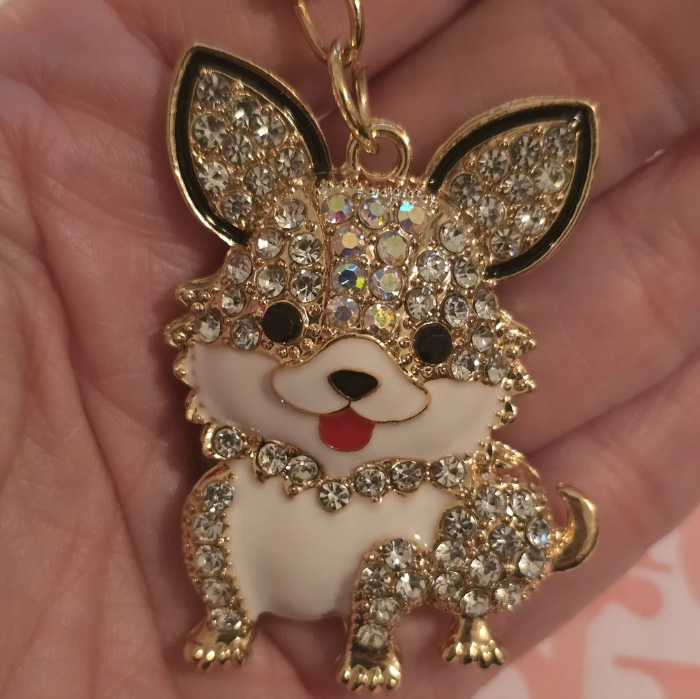 Corgi Dog Bag Charm/ Keychain NEW